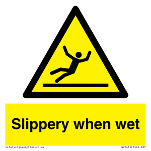 slippery when wet